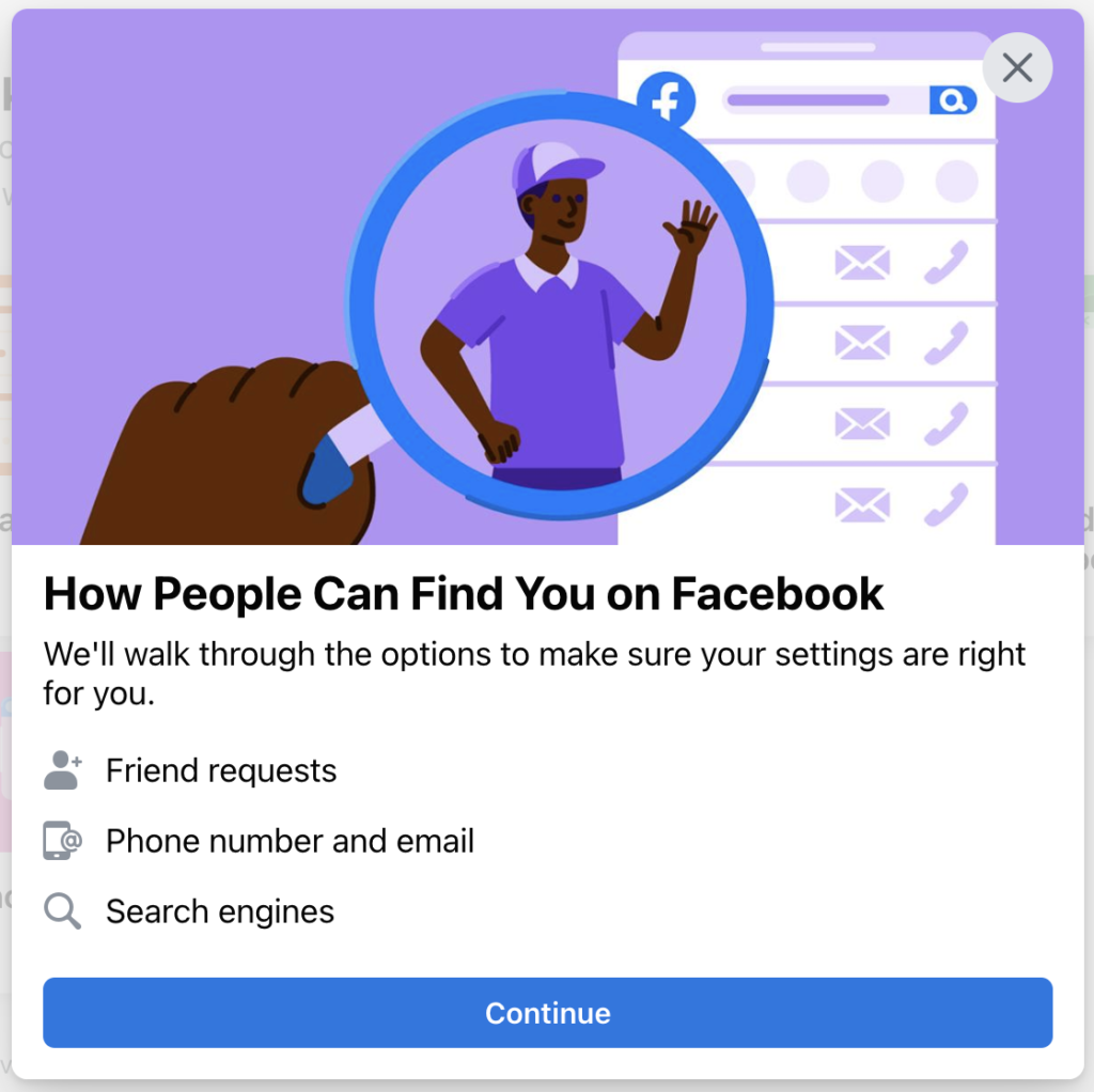 How People Can Find You on Facebook in Privacy Checkup