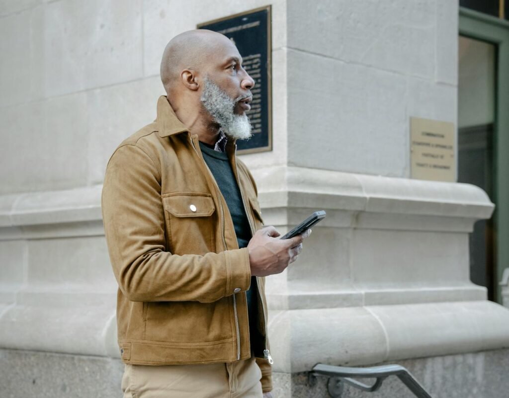 person with smartphone